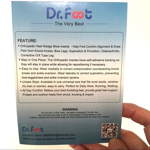 NIP Dr. foot supination & over pronation inserts - Picture 8 of 8